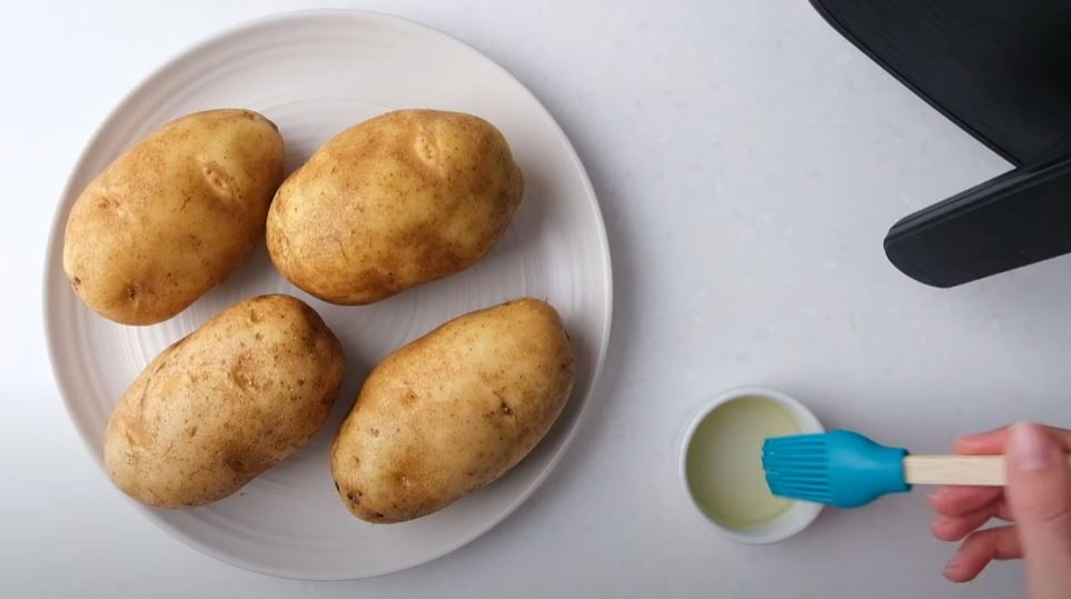 에어프라이어 비디오 레시피 airfood 감자요리(Baked Potatoes), airfood recipe, airfood 레시피 사진