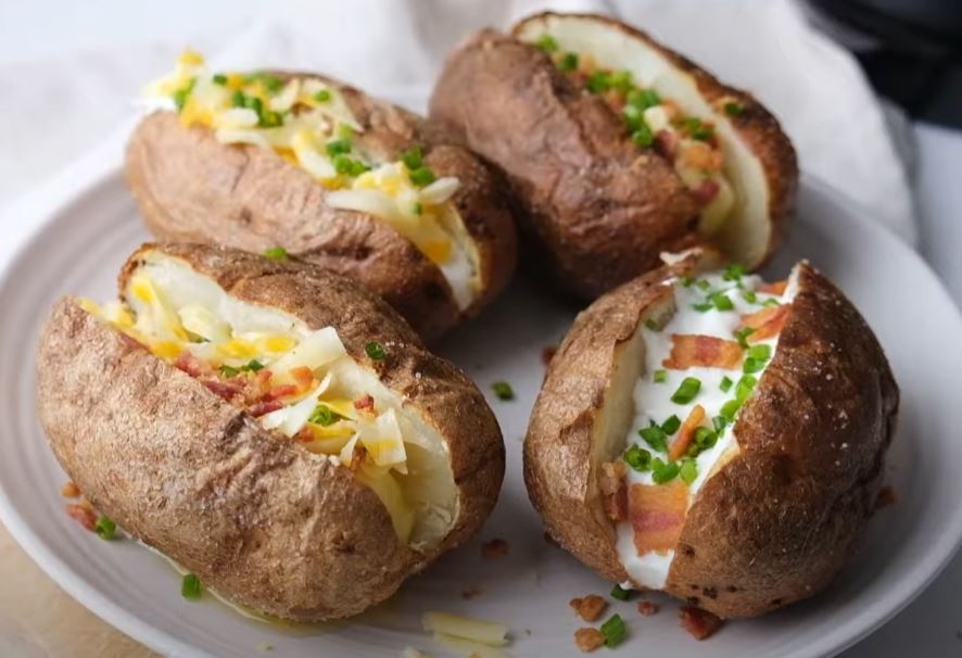 에어프라이어 비디오 레시피 airfood 감자요리(Baked Potatoes), airfood recipe, airfood 레시피 사진