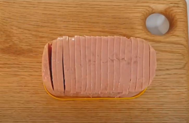겉바속촉 스팸 아코디언 airfood 레시피 만드는 방법
